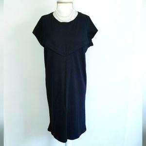 Teat&Cosset Black Nursing Dress Front Hidden Zippers